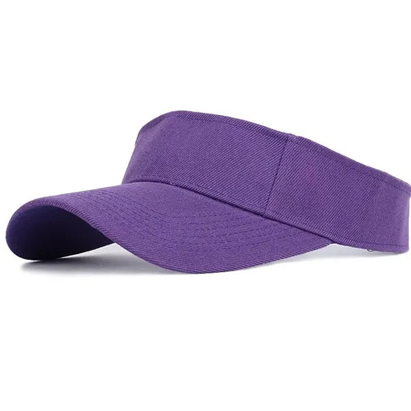 Sun Visor Women Large Brim UV Protection Empty Top Hats Caps
