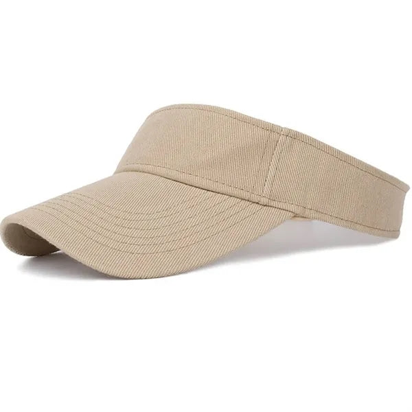 Sun Visor Women Large Brim UV Protection Empty Top Hats Caps