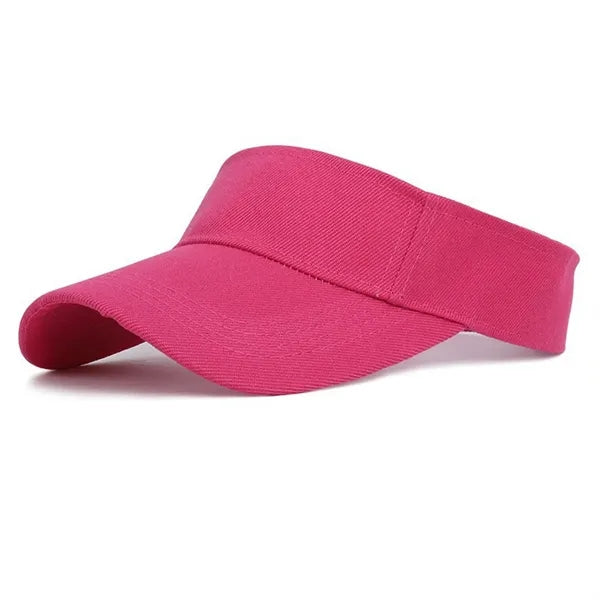 Sun Visor Women Large Brim UV Protection Empty Top Hats Caps