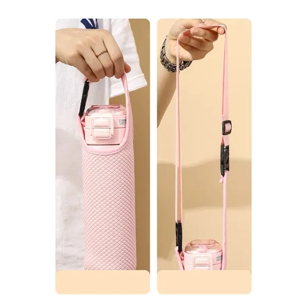 Water Bottle Sleeve with Detachable and Adjustable Strap