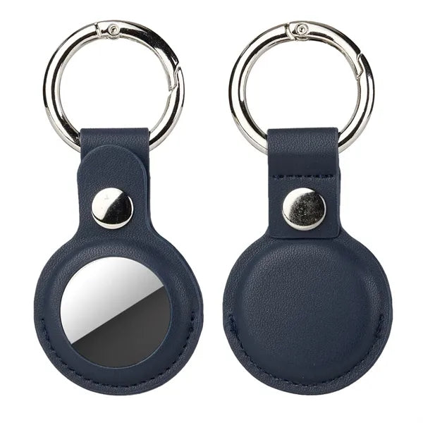 PU Leather Air-tag Holder with Keychain