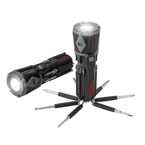 8 in 1 Multi-Functional Screwdriver with Flashlight
