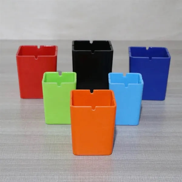 Classic Plastic Personalized Tabletop Ashtray Mini Ash Bin