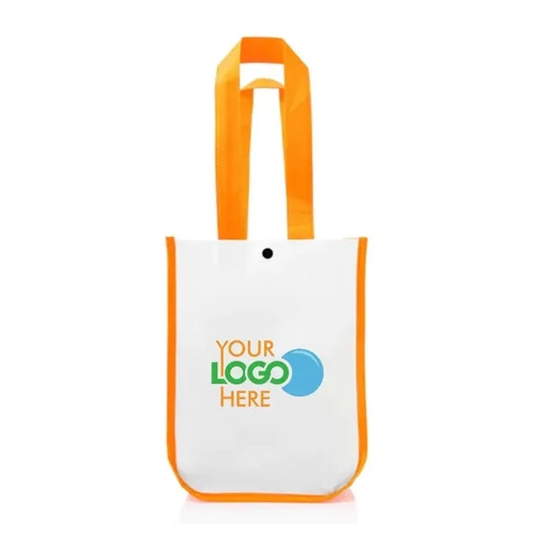 Shoppers Tote Bag with Snap Closure