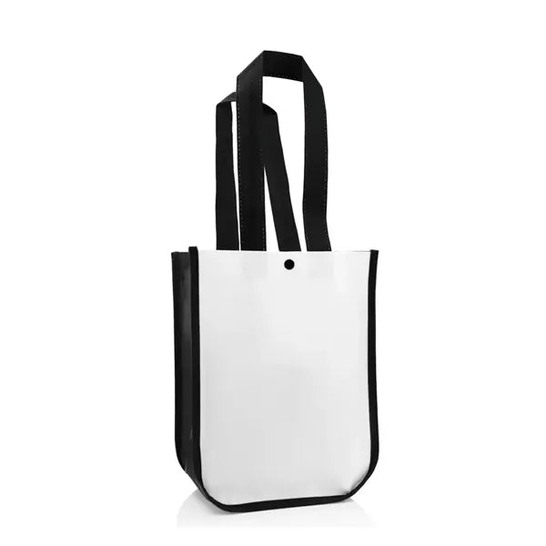 Shoppers Tote Bag with Snap Closure