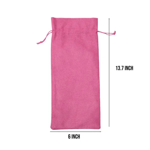 Eco-friendly Linen Wine Carrier