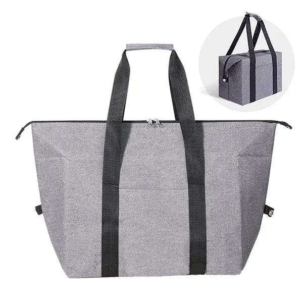 20L Foldable Insulated Groery Picnic Delivery Cooler Bag