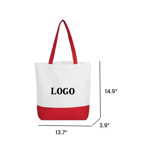 Multi-color Handheld Patchwork Canvas Bag