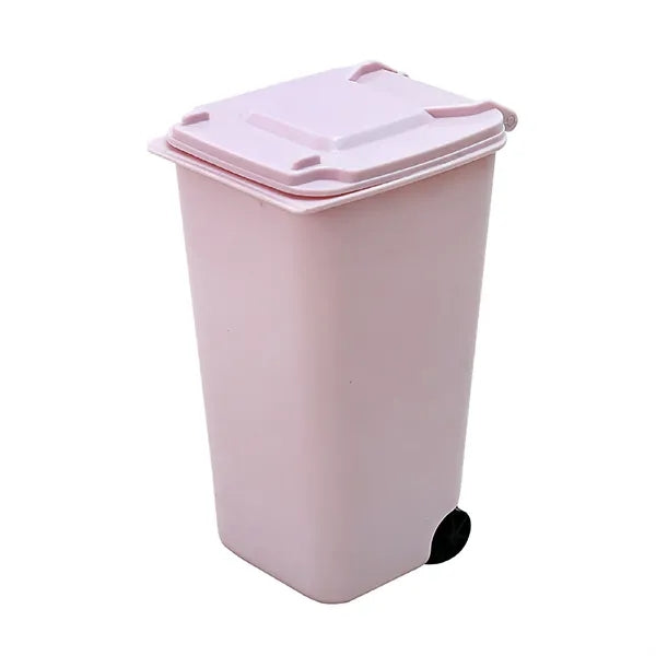 Compact Multi-Purpose Desktop Bedside Trash Bin