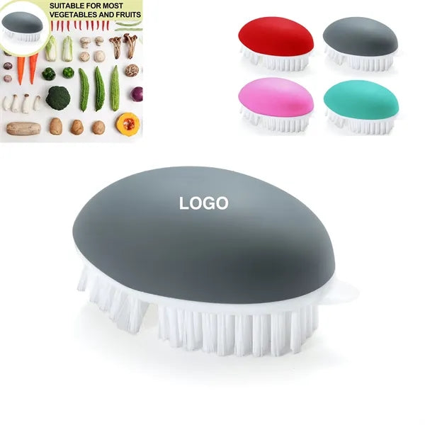 Non-Slip Grip Potato Scrubber Vegetable Fruit Cleaning Brush