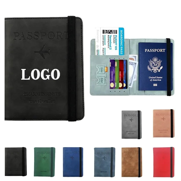 PU Anti-Magnetic Passport Wallet