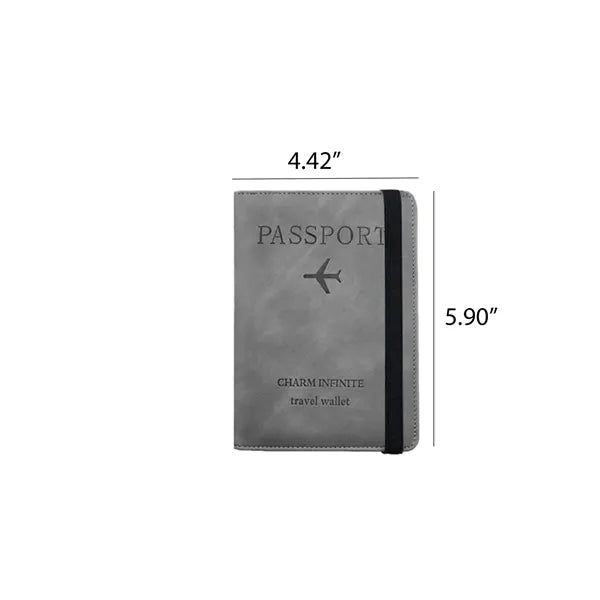 PU Anti-Magnetic Passport Wallet