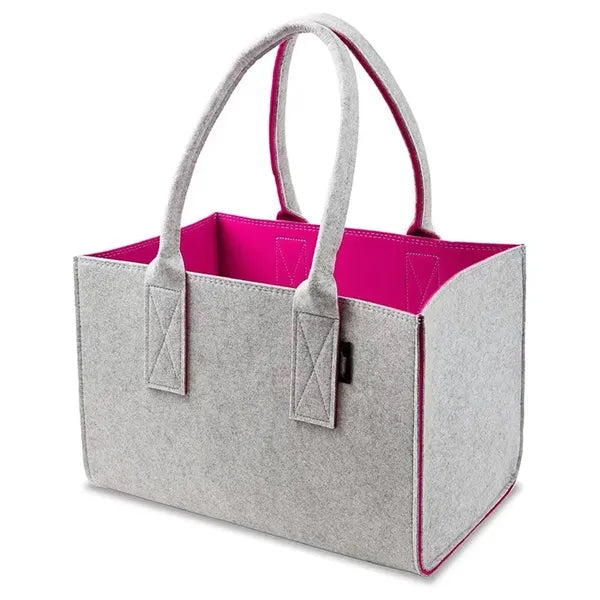 Foldable Felt Tote Bags for Shopping