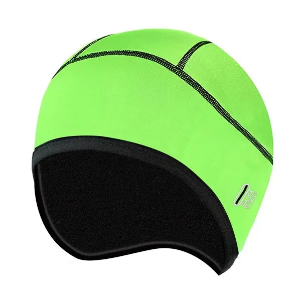 Winter Thermal Cycling Skull Cap with Glasses Hole