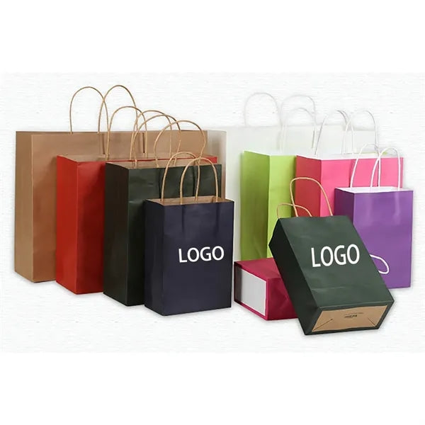 Paper Shopping Bag with Drawstring Handle