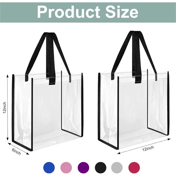 Clear Stadium Tote Bag