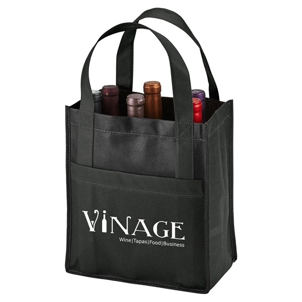Wine Tote Carrier - Six Bottle