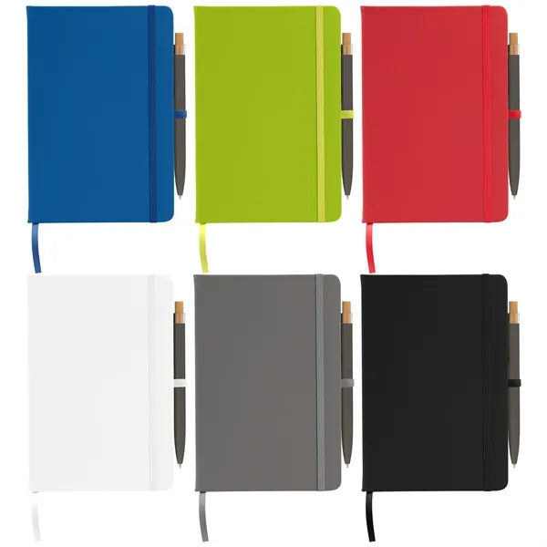 Wilde Recycled Hard Cover Journal & Pen Set - A5 5.5" x 8.3"