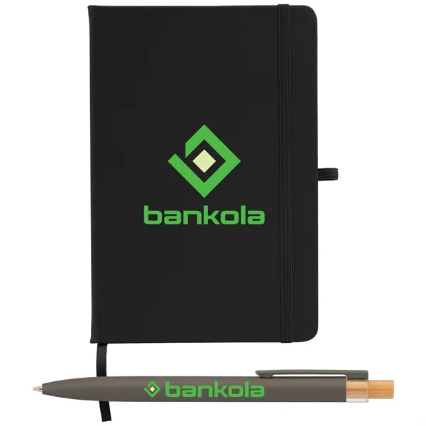 Wilde Recycled Hard Cover Journal & Pen Set - A5 5.5" x 8.3"