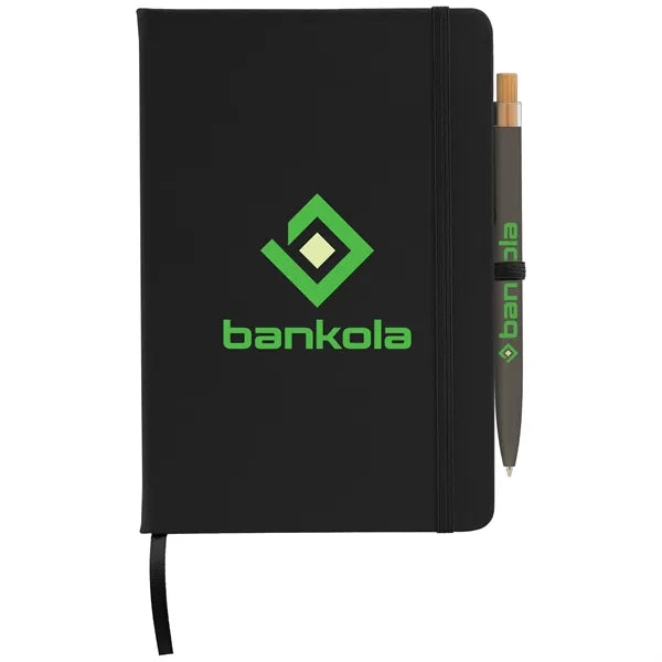 Wilde Recycled Hard Cover Journal & Pen Set - A5 5.5" x 8.3"