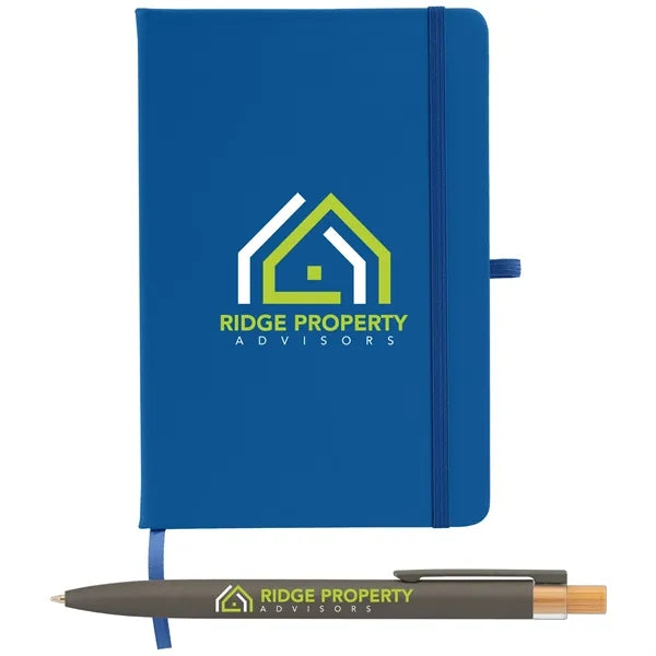 Wilde Recycled Hard Cover Journal & Pen Set - A5 5.5" x 8.3"