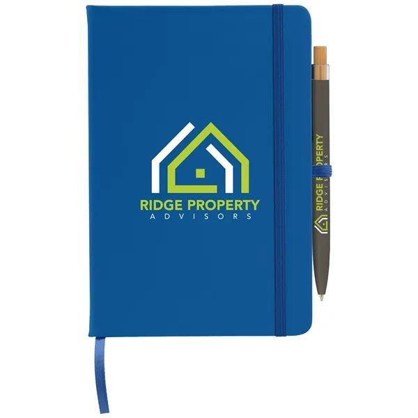 Wilde Recycled Hard Cover Journal & Pen Set - A5 5.5" x 8.3"