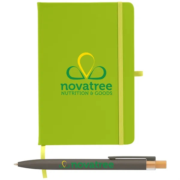 Wilde Recycled Hard Cover Journal & Pen Set - A5 5.5" x 8.3"