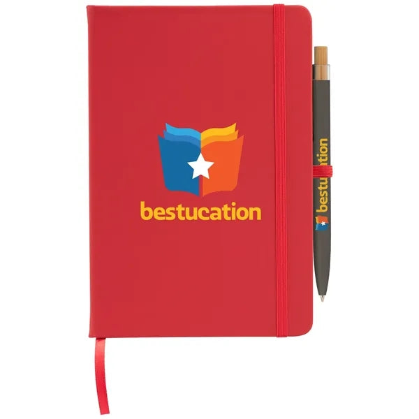 Wilde Recycled Hard Cover Journal & Pen Set - A5 5.5" x 8.3"