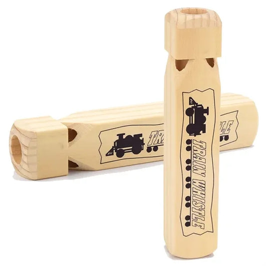 Solid Wood Train Whistle