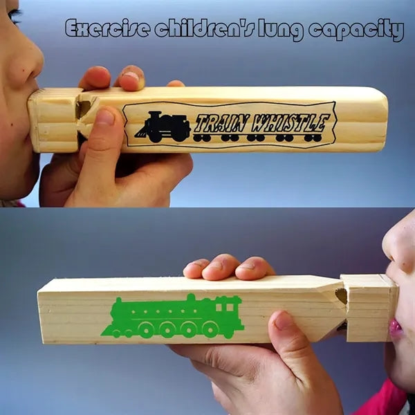 Solid Wood Train Whistle