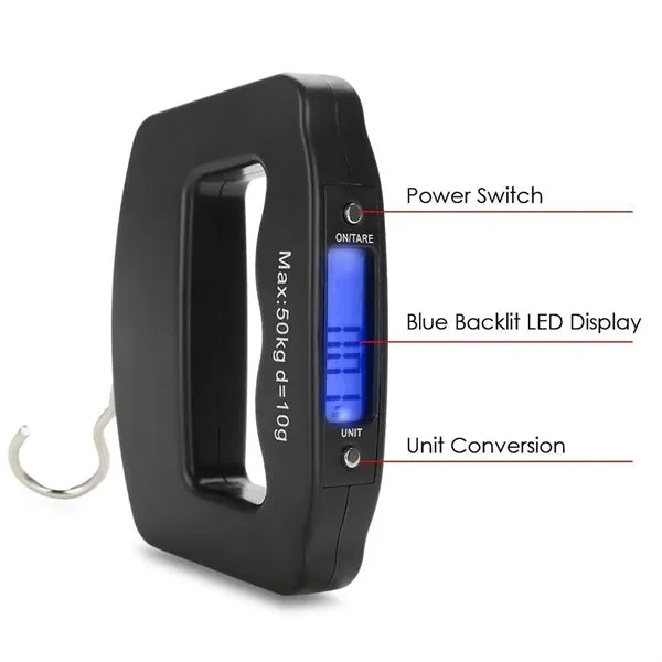 Portable Luggage Scale LCD Electronic Travel Digital Weighs