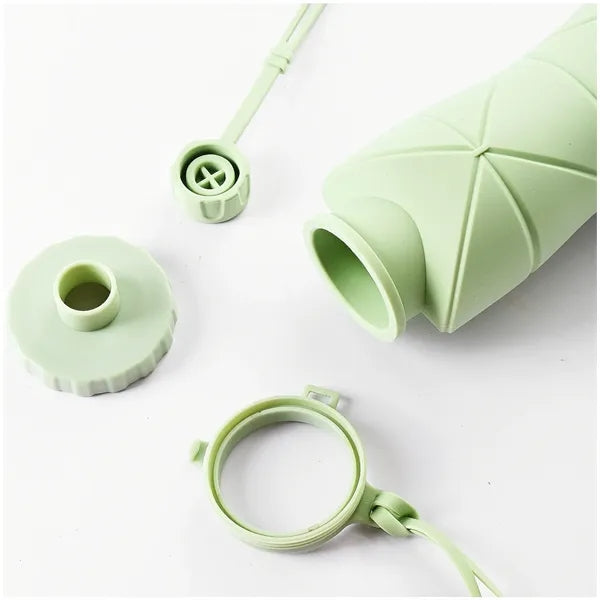 600ml Silicone Collapsible Water Bottle
