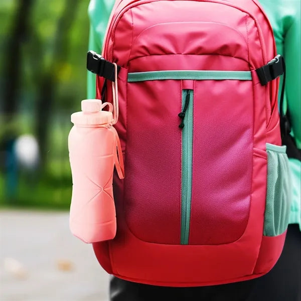 600ml Silicone Collapsible Water Bottle