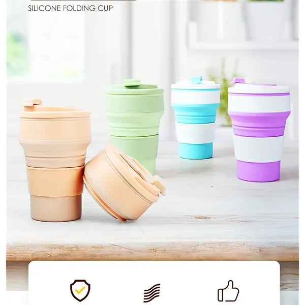 Travel Silicone Folding Cup 350ml/500ml