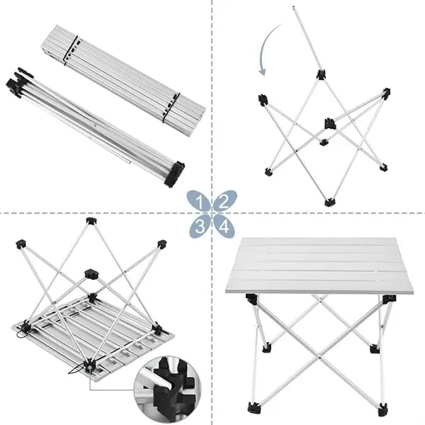 Foldable Aluminum Camping Table