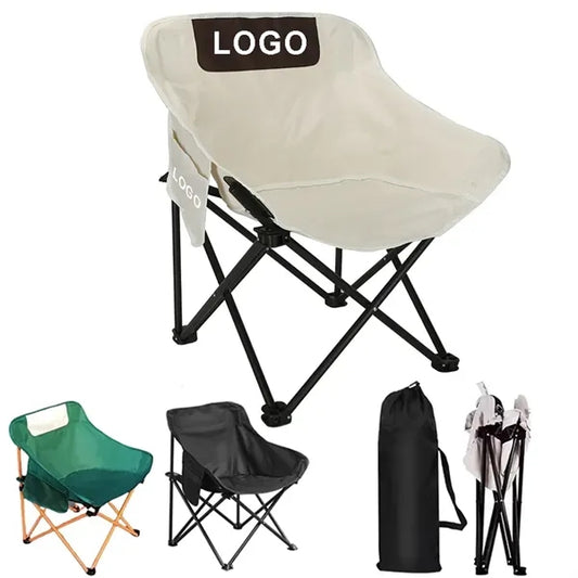 Portable Folding Metal Picnic Moon Chair