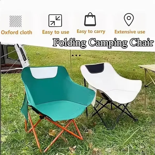 Portable Folding Metal Picnic Moon Chair