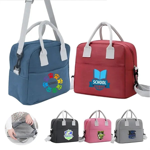 Aluminum Thermal Cooler Lunch Bag, Food storage bag.