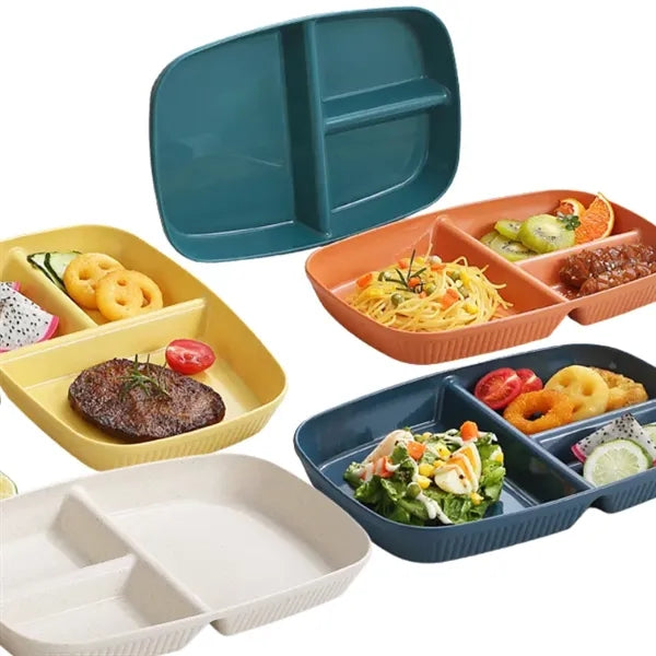 Multifunctional dinner breakfast plastic plate