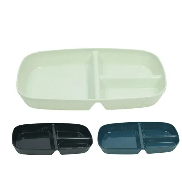 Multifunctional dinner breakfast plastic plate