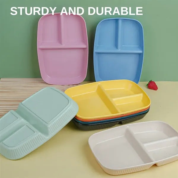 Multifunctional dinner breakfast plastic plate