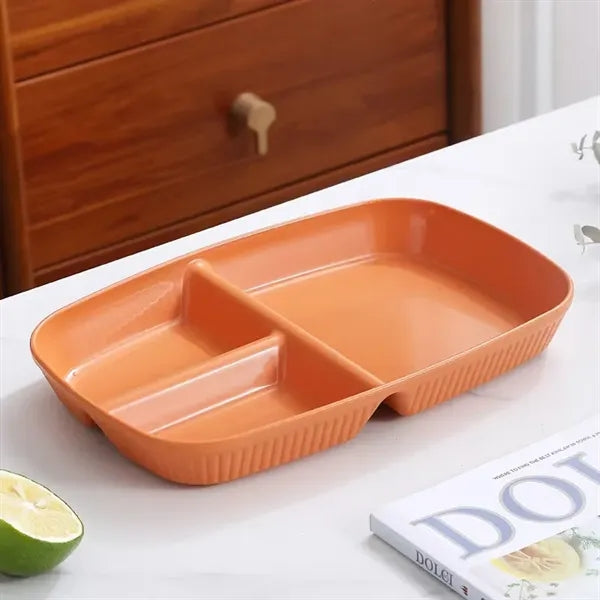 Multifunctional dinner breakfast plastic plate