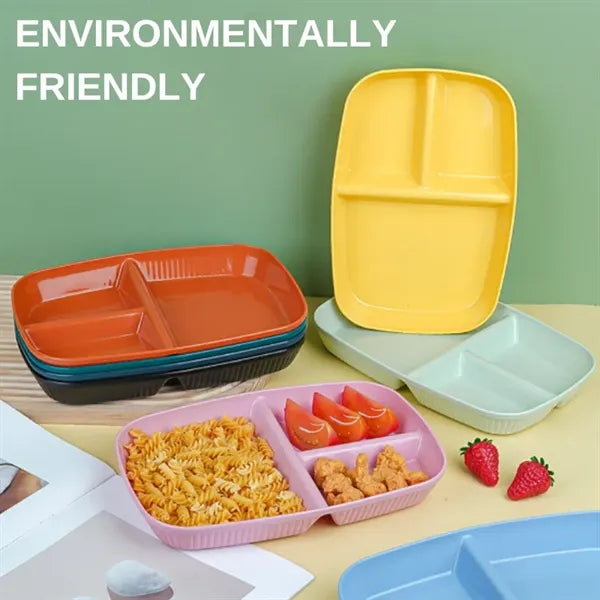 Multifunctional dinner breakfast plastic plate