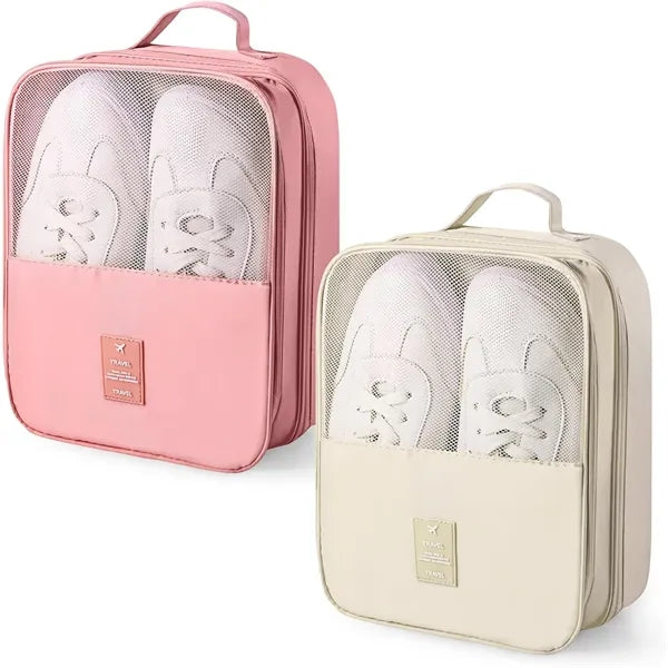 Travel storage box, high heels leather shoe bag