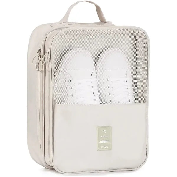 Travel storage box, high heels leather shoe bag
