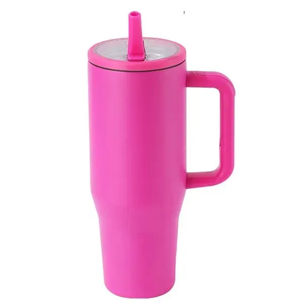 40oz Stainless Steel Tumbler with Handle