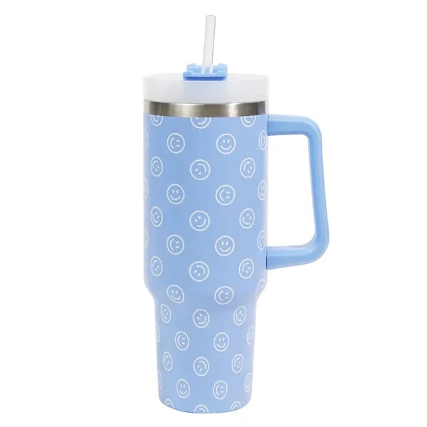 40oz Stainless Steel Tumbler with Handle