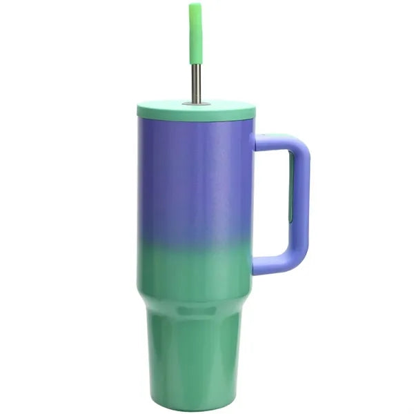 40oz Stainless Steel Tumbler with Handle