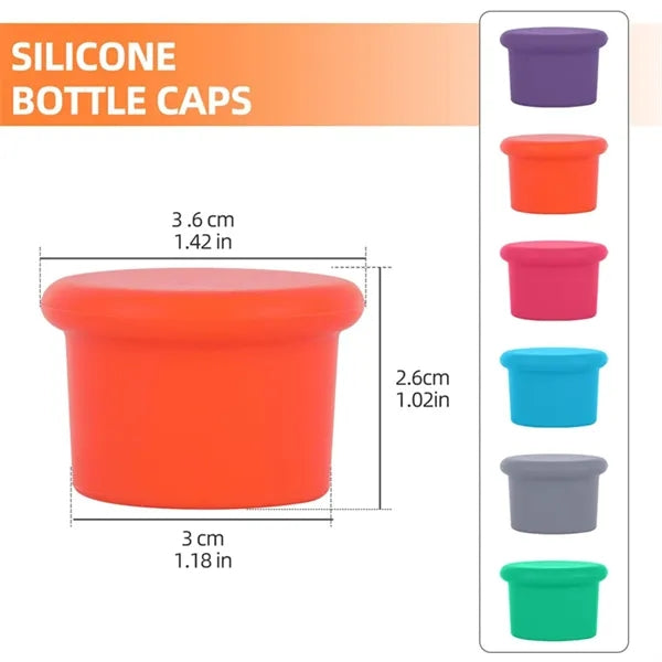 Silicone Wine and Beverage Bottle Stopper