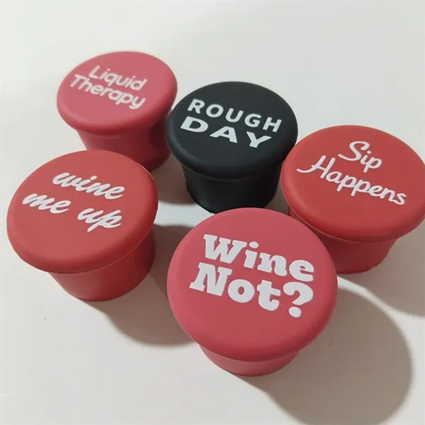Silicone Wine and Beverage Bottle Stopper